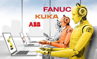 In addition to robot teach pendants, BVS is now offering all modules for robot systems of ABB, KUKA and FANUC - BVS Industrie-Elektronik