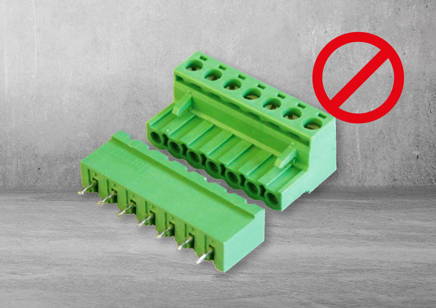 Safe plug-in connection without lock – BVS Industrie-Elektronik