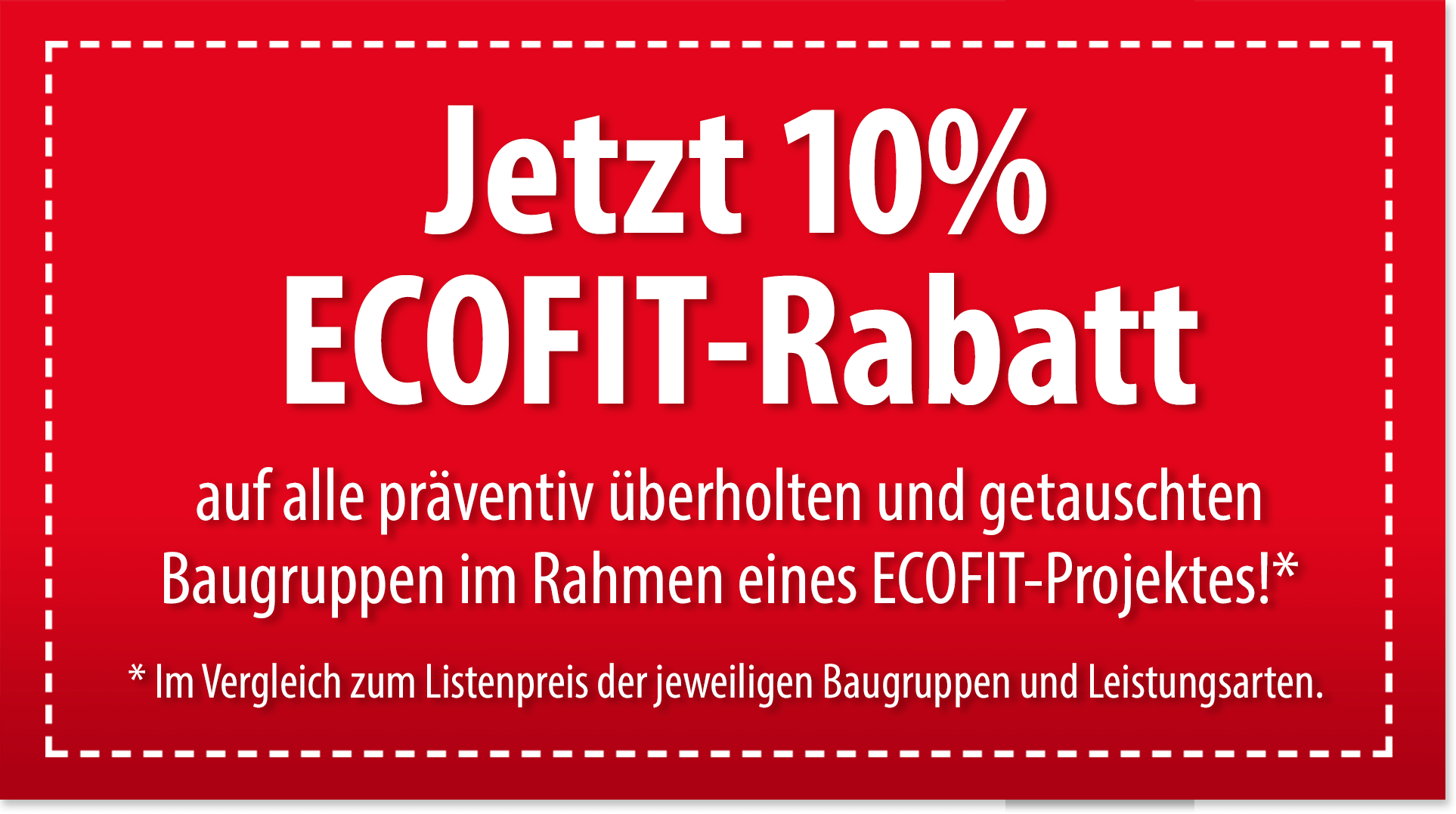 10% Ecofit-Rabatt